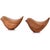 Modern Acacia Bird Statues Modern Home Decor Set For Sale - Image 3 of 6