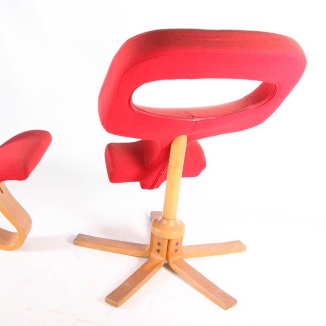 Wood Chairs by Peter Opsvik, 1970s, Set of 2 For Sale - Image 7 of 10