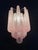 Mid-Century Modern Pink Murano Glass Wall Lamps with Drop-Shaped Prisms, 2000s, Set of 2 For Sale - Image 3 of 7