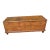 Antique European Rustic Wood Pine Trunk / Blanket Box W/ Double Lift Up Lids For Sale