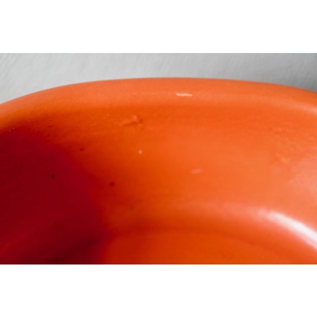 Mid-Century Glazed Ceramic Bowl, by Fernand Elchinger, France, 1950s For Sale - Image 9 of 14