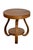 Brown Art Deco Round Occasional or Side Table From Italy For Sale - Image 8 of 9