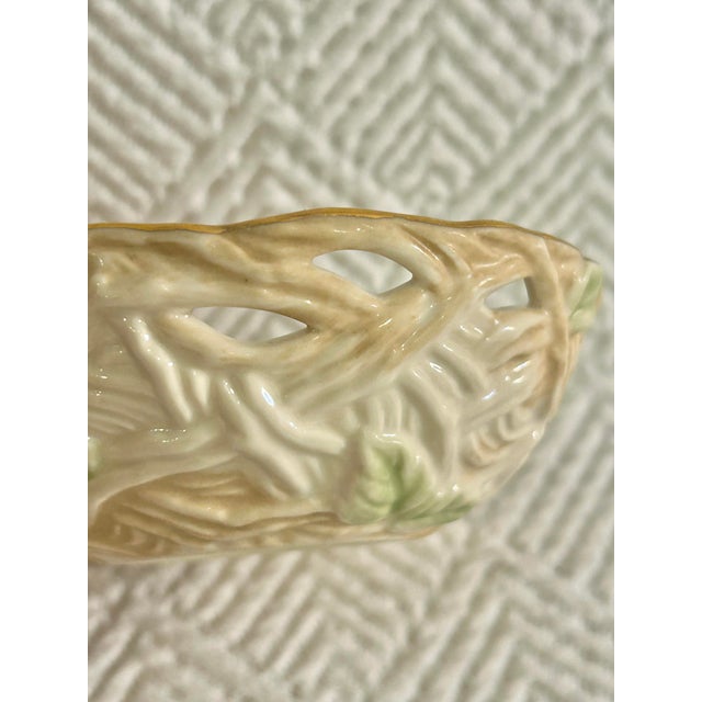 Ceramic Early 2000’s Lenox “Just Nesting” Fine China Bird Salt and Peppers - Set of 5 Pieces For Sale - Image 7 of 11