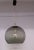 Ceiling Lamp with Spherical Smoked Glass Shade, Silver Metal Mount & Black Plastic Canopy, 1980s For Sale - Image 4 of 4