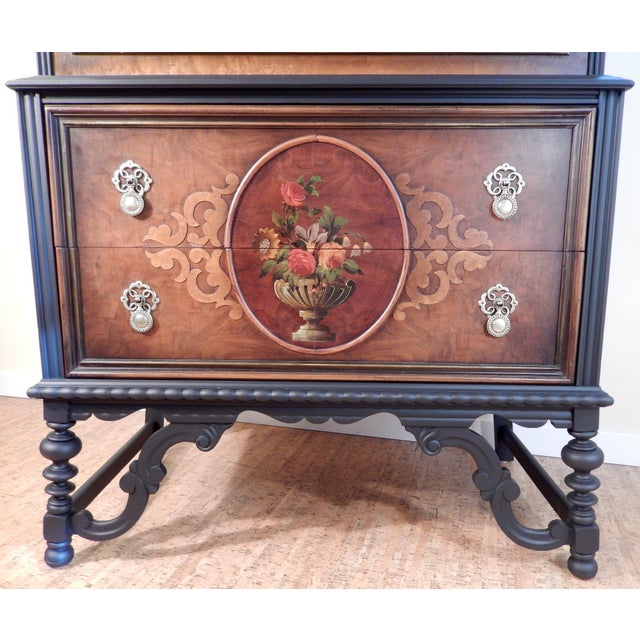 This outstanding Berkey and Gay dresser was hand crafted in the 1920's by skilled craftsmen and is reminiscent of old...