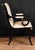 Empire French Armchair in Black Lacquer For Sale - Image 5 of 12