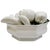 Ceramic 1960 Italian White Trompe L’Oeil Ceramic Fruit Bowl Topiary Centerpiece For Sale - Image 7 of 8