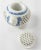 Ceramic Japanese Blue and White Reticulated Censer For Sale - Image 7 of 11