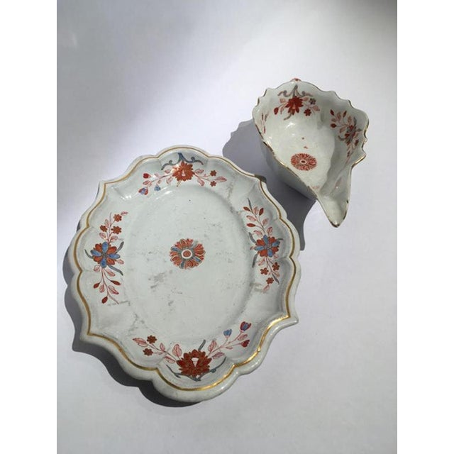 Porcelain Sauce Terrin with Floral Decor by Richard Ginori, Italy, 18th Century For Sale - Image 11 of 18