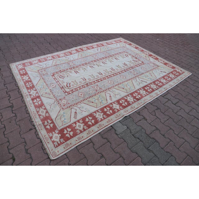 Traditional 1970s Boho Style Hand Knotted Milas Area Rug For Sale - Image 3 of 12