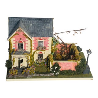 1960s Miniature Installation Dollhouse With Garden by Artist Helen Valerio For Sale
