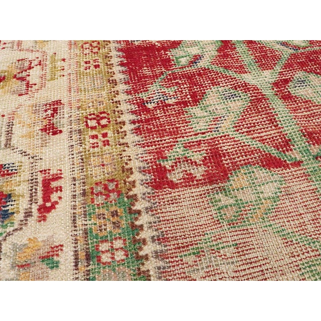 Early 20th Century Galerie Shabab Collection Distressed Early 20th Century Turkish Oushak Rug For Sale - Image 5 of 9