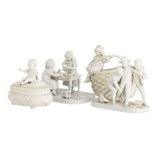 Porcelain Sculptures by One Wilhelmsthal, Set of 4 For Sale