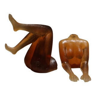 Il Corpo Small Bookends in Cola - a Pair For Sale