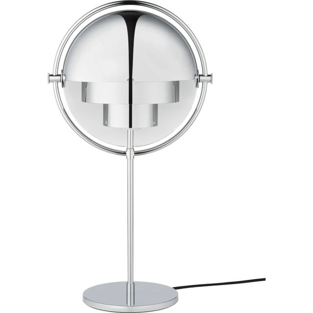 Mid-Century Modern Louis Weisdorf 'Multi-Lite' Table Lamp in Chrome For Sale - Image 3 of 9