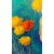 Mid Century Modern Maya King K'inich Janaab' Pakal and Flowers Painting For Sale - Image 4 of 4