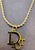 Authentic Christian DIOR Repurposed Charm Pendant Necklace Logo Gold For Sale - Image 13 of 18