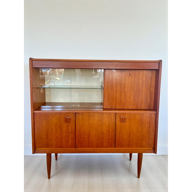 Vintage Teak Bar Cabinet, 1960s For Sale - Image 14 of 14