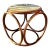 1960s Mid-Century Bentwood Thonet-style Stool With Floral Tapestry Seat For Sale