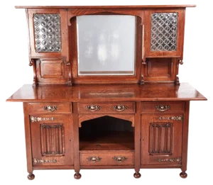 Antique Oak Arts & Crafts Sideboard