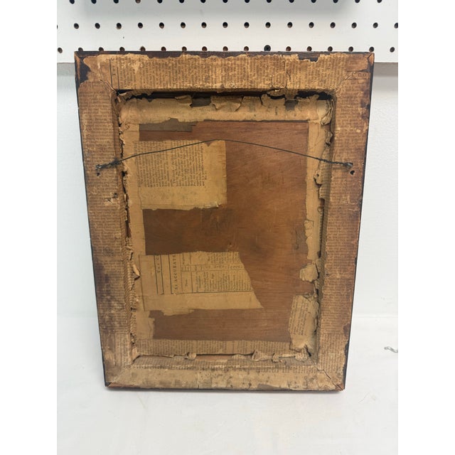 Early 20th Century Early 20th C Antique Birds Eye Maple Frame With John Faber Print For Sale - Image 5 of 10