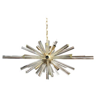Murano Glass Oval Sputnik Chandelier by Simoeng For Sale