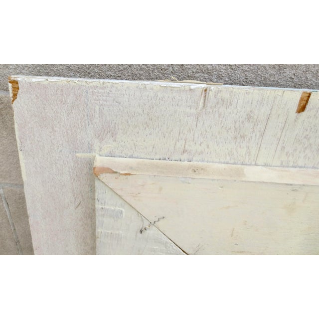 Wood Collage of Mid-Century Modernist Painting For Sale - Image 7 of 10