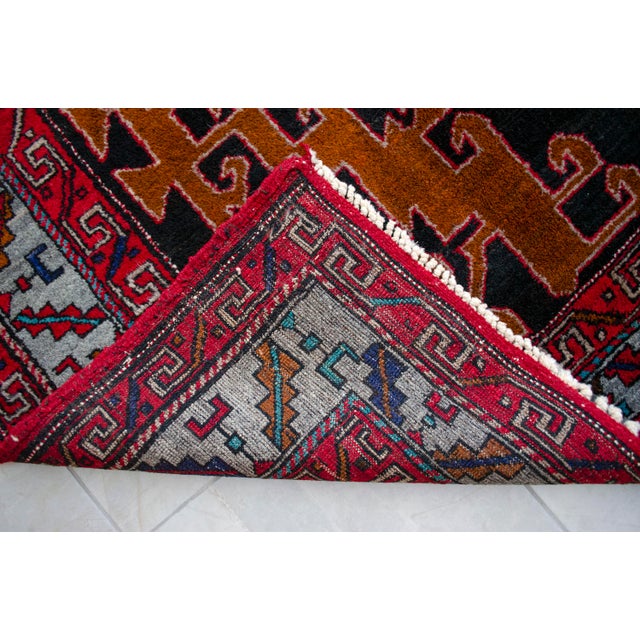 Vintage Turkish Carpet Hand-Woven Wool Rug, Circa 1950 For Sale - Image 14 of 14