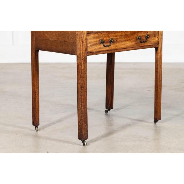 George III English Writing Table in Mahogany, 1780 For Sale - Image 13 of 16