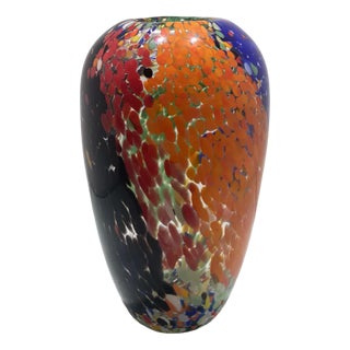 Rostrato Blue Murano Glass Vase from Simoeng For Sale