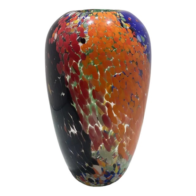 Rostrato Blue Murano Glass Vase from Simoeng For Sale