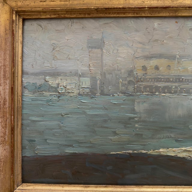 Italian Oil on Board View of Venice, 19th Century For Sale In New York - Image 6 of 9