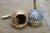 Antique Chinese Champleve Cloisonne Double Gourd Turquoise Mantel Vases Urns 12" For Sale - Image 17 of 17