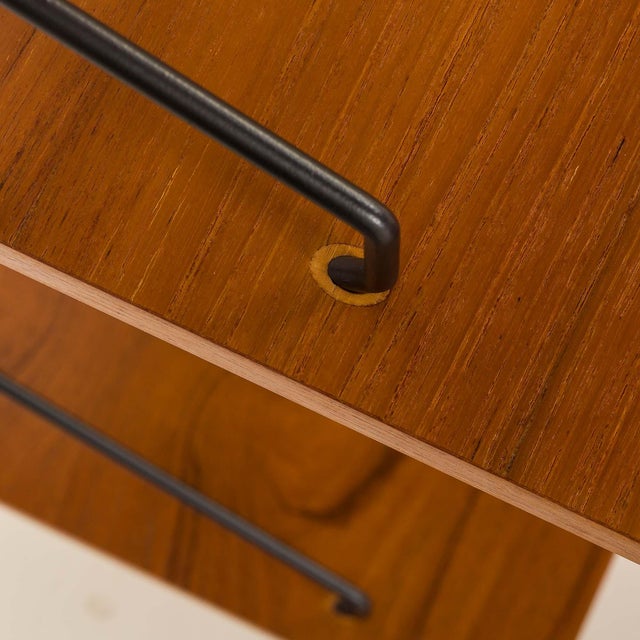 Vintage High Teak Wall Unit by Poul Cadovius for Cado, 1960s For Sale - Image 12 of 18