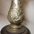 Unique Antique Chinese Bronze Cold Painted Flower Vase Electric Table Lamp For Sale - Image 4 of 12