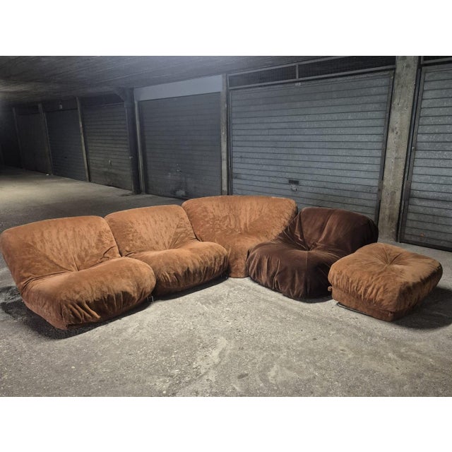 Patate Lounge Chairs from Airborne, 1970, Set of 5, in Good conditions. Designed 1970 to 1979 This piece has an...