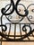 Vintage Wrought Iron Scroll Magazine Rack | Tuscan & Mediterranean Style For Sale - Image 4 of 12