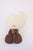 Italian Murano Frosted Glass and Bronze Finish Wall Sconce Clover Base For Sale - Image 18 of 18