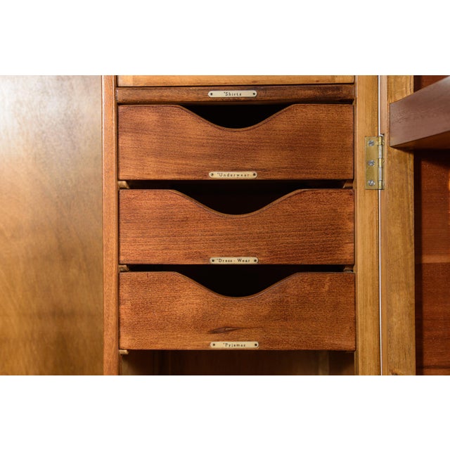 Art Deco Oak Wardrobe from Fitrobe, 1930s For Sale - Image 13 of 18