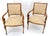 Mid 20th Century Pair of Regency Style Carved Open Arm Fireside Lounge Chairs For Sale - Image 5 of 12