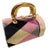 1960s Haute Couture Velvet and Brass Iconic Minaudiere Bag by Emilio Pucci For Sale