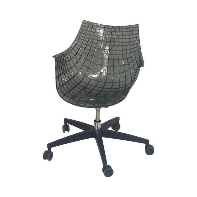 Black Christophe Pillet Driade Meridiana Hard Plastic Design Chair Desk Chair Adjustable Height Black Base One in Stock! For Sale - Image 8 of 8