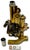 Antique Fine Quality Fancy Model Solid Brass Doctors Microscope by Bausch & Lomb Optical Co. New York - Circa 1898 For Sale - Image 14 of 18