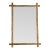 Antique Dutch Giltwood Faux Bamboo Repousse Wall Mirror For Sale