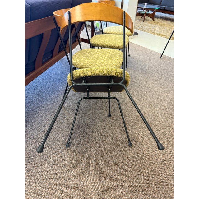 Beige 1950’s Dinette Set With 4 Chairs in the Style of Clifford Pascoe For Sale - Image 8 of 12