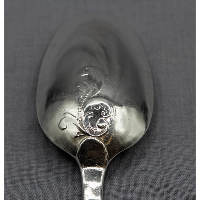 1759 English Sterling Silver Tablespoon by William Turner For Sale - Image 4 of 5