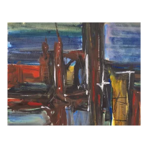 'Abstract' by Arthur McKay, Canadian Modernist, Regina Five, Post Painterly Abstraction, New York Museum of Modern Art