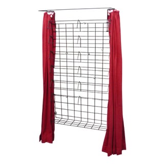 Mid-Century Modern Shoe Rack Shelf by Karl Fichtel for Erlauer Drahtwerke, 1950s For Sale