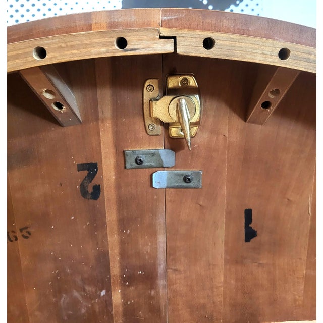 Vintage Cherry Neoclassical Biedermeier Style Dining Table +2 Leaves Ethan Allen For Sale - Image 17 of 18