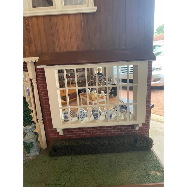 American Custom Handcrafted "Antique Store" Dollhouse With 200+ Miniatures For Sale - Image 3 of 7